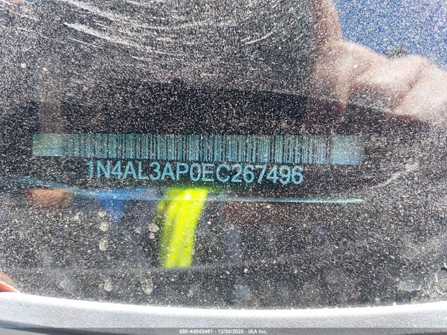 1N4AL3AP0EC267496 Nissan Altima 2.5 S