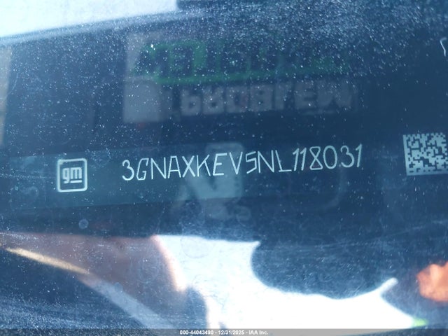 3GNAXKEV5NL118031 Chevrolet Equinox Fwd Lt