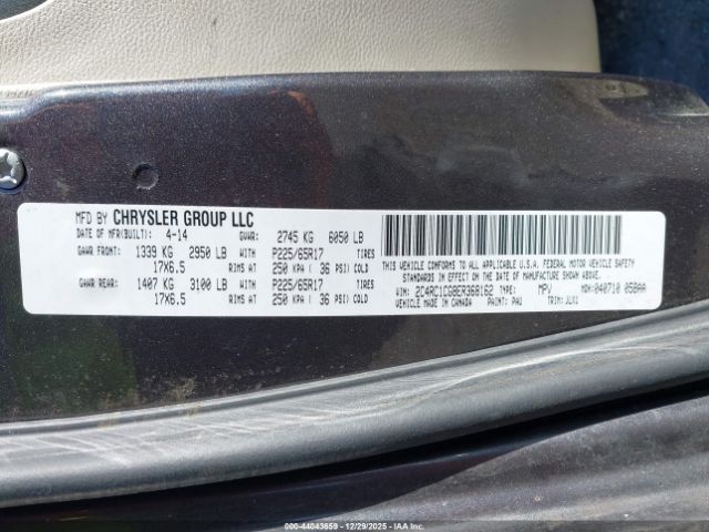 2014 CHRYSLER TOWN & COUNTRY 2C4RC1CG8ER368162 Photo 8