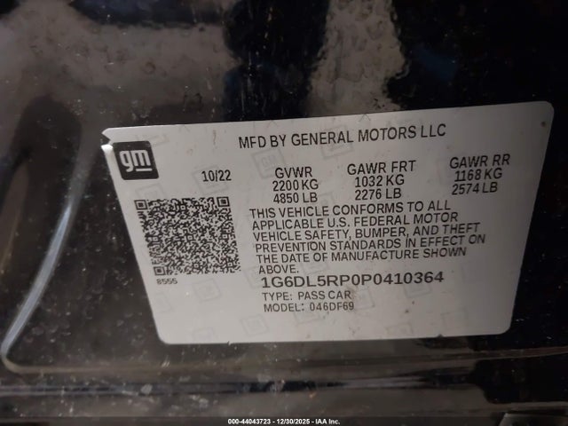 2023 CADILLAC CT4-V 1G6DL5RP0P0410364 Photo 8