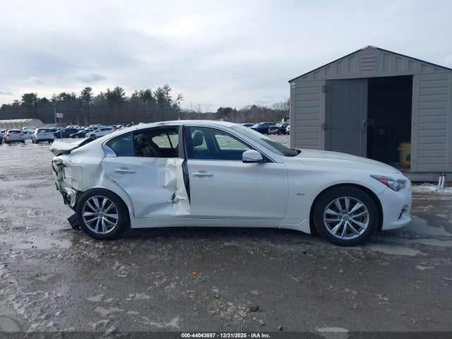 2016 Infiniti Q50 3.0t Premium მანქანა იყიდება აუქციონზე, vin: JN1EV7AR2GM344349, აუქციონის ნომერი: 44043857