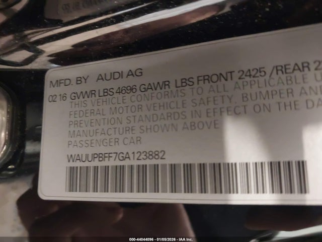 2016 AUDI A3 E-TRON WAUUPBFF7GA123882 Photo 8