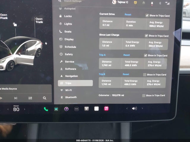 2021 TESLA MODEL 3 5YJ3E1EA0MF087122 Photo 6