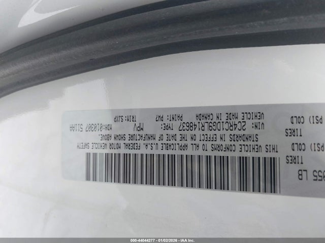 2020 CHRYSLER VOYAGER 2C4RC1DG9LR148637 Photo 8