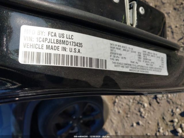 2021 JEEP CHEROKEE 1C4PJLLB8MD173435 Photo 8