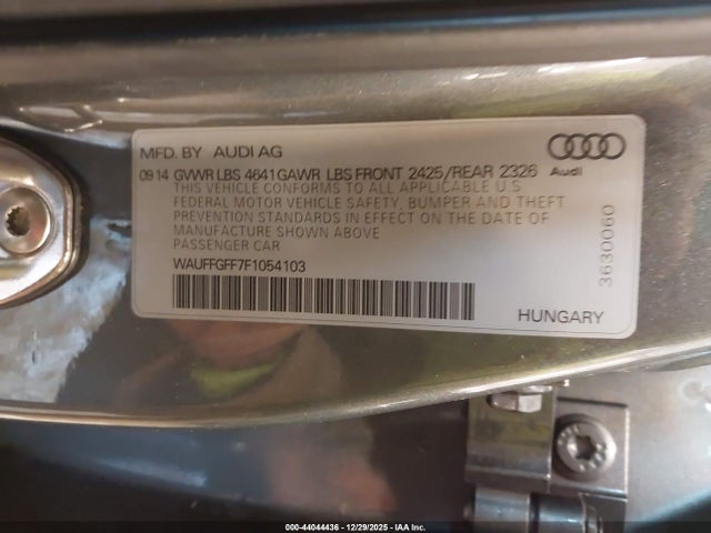 2015 AUDI S3 WAUFFGFF7F1054103 Photo 8