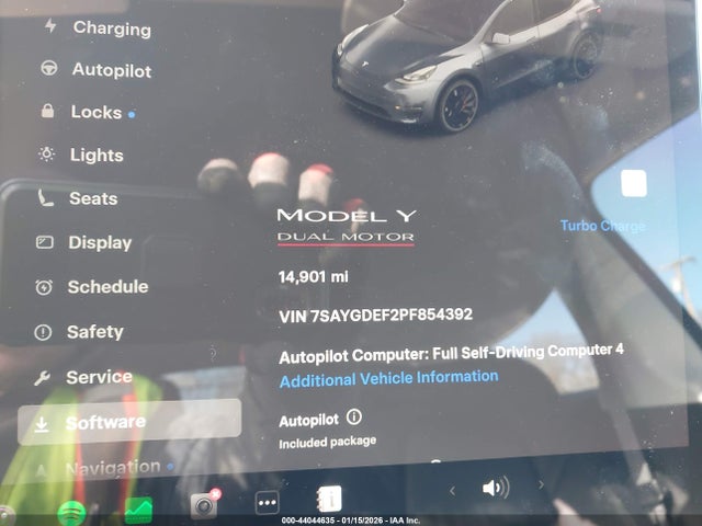 2023 TESLA MODEL Y 7SAYGDEF2PF854392 Photo 6