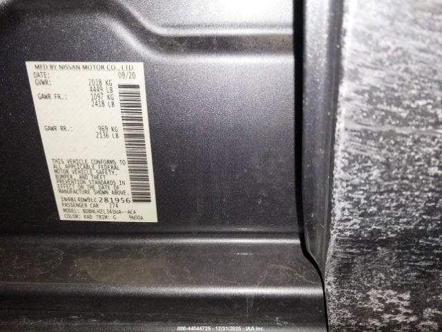 2020 NISSAN ALTIMA 1N4BL4DW9LC281956 Photo 8