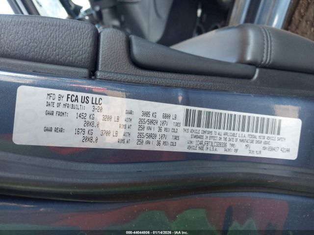 2020 JEEP GRAND CHEROKEE 1C4RJFBT3LC328336 Photo 8