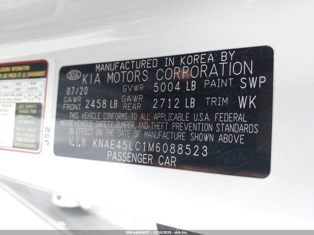 2021 KIA STINGER KNAE45LC1M6088523 Photo 8