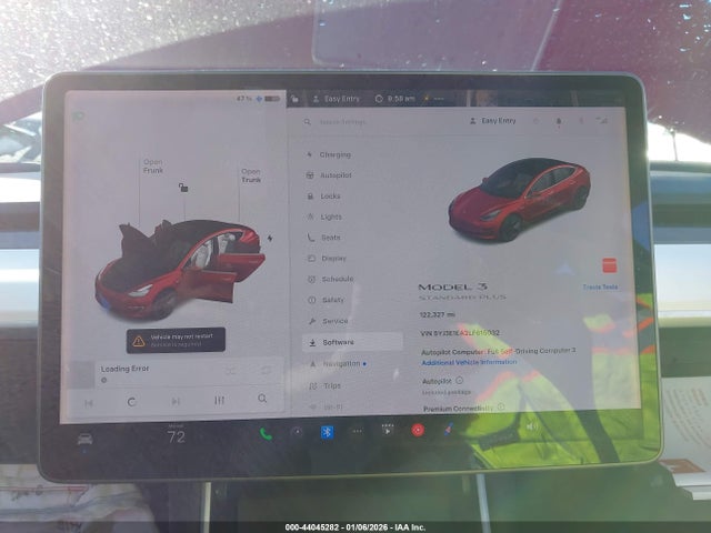 44045282 :رقم المزاد ، 5YJ3E1EA2LF615032 vin ، 2020 Tesla Model 3 Standard Range Plus Rear-wheel Drive/standard Range Rear-wheel Drive مزاد بيع