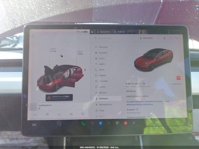 44045282 :رقم المزاد ، 5YJ3E1EA2LF615032 vin ، 2020 Tesla Model 3 Standard Range Plus Rear-wheel Drive/standard Range Rear-wheel Drive مزاد بيع