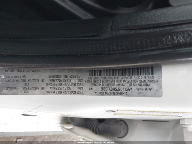 2018 FIAT 500L ZFBCFADH5JZ041547 Photo 8