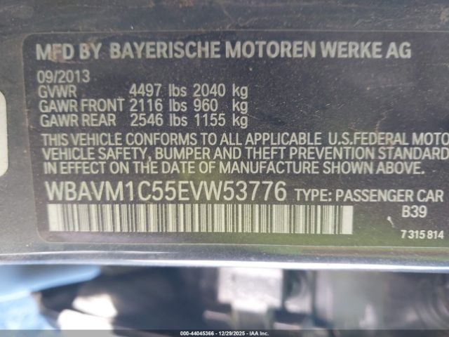 2014 BMW X1 WBAVM1C55EVW53776 Photo 8
