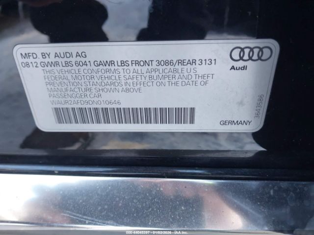 2013 AUDI A8 L WAUR2AFD9DN010646 Photo 8