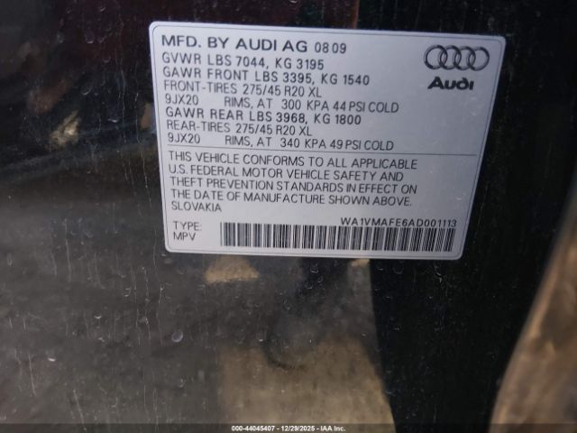 2010 AUDI Q7 WA1VMAFE6AD001113 Photo 8