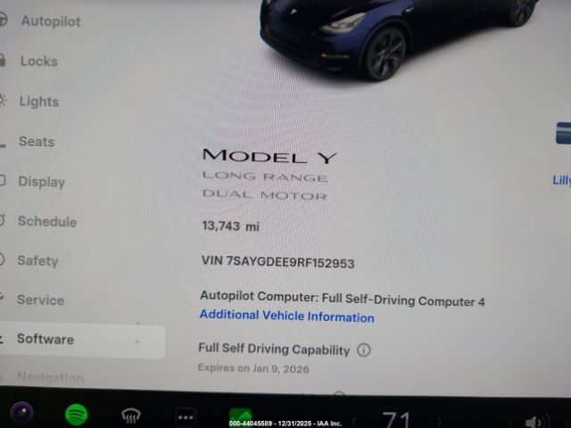 2024 TESLA MODEL Y 7SAYGDEE9RF152953 Photo 6