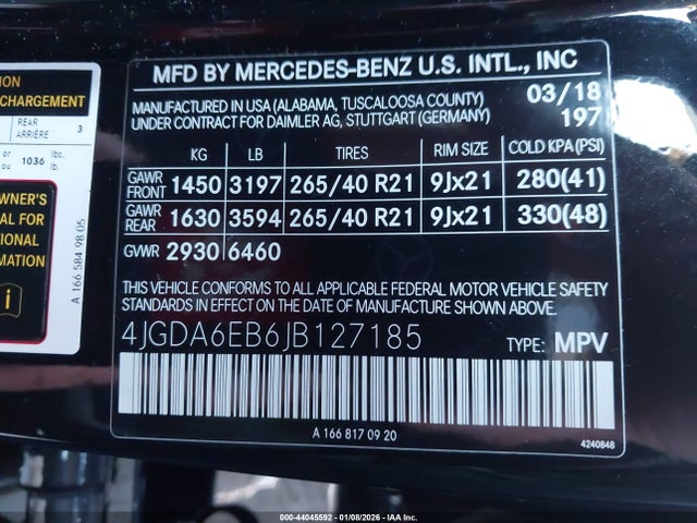 2018 MERCEDES-BENZ AMG GLE 43 4JGDA6EB6JB127185 Photo 8