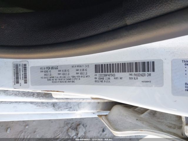 2015 CHRYSLER 200 1C3CCCBB0FN675433 Photo 8