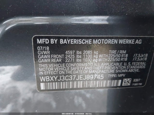 2018 BMW X2 WBXYJ3C37JEJ89745 Photo 8