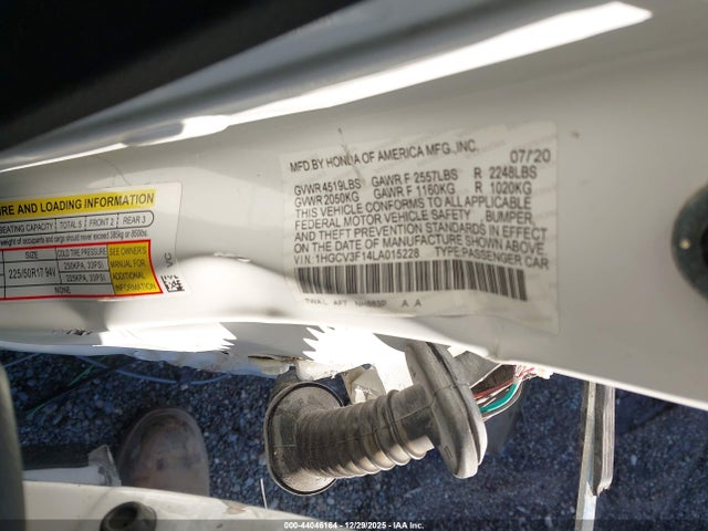1HGCV3F14LA015228 Honda ACCORD HYBRID