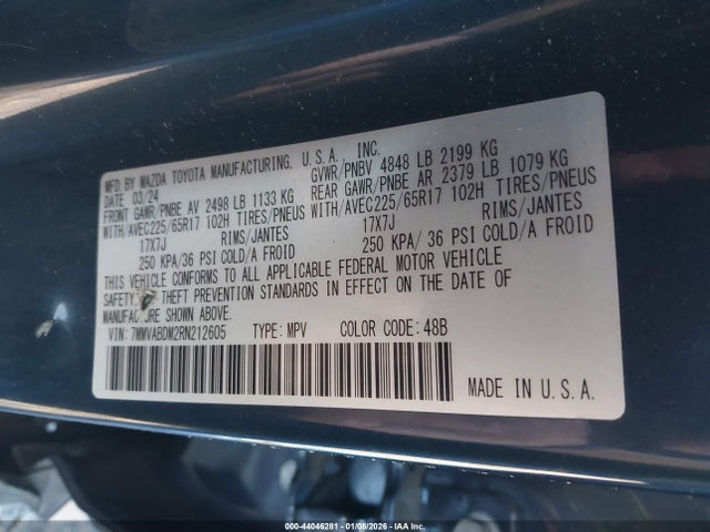 Продаж на аукціоні авто 2024 Mazda Cx-50 2.5 S Premium, vin: 7MMVABDM2RN212605, номер лоту: 44046281