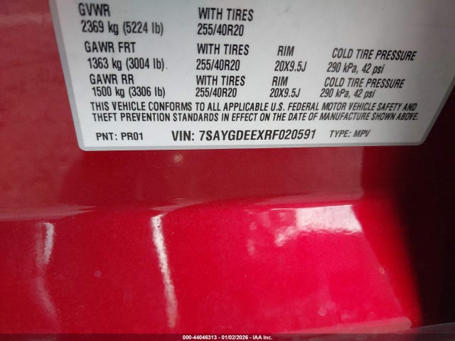 2024 TESLA MODEL Y 7SAYGDEEXRF020591 Photo 8