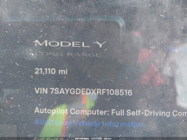 2024 TESLA MODEL Y 7SAYGDEDXRF108516 Photo 6