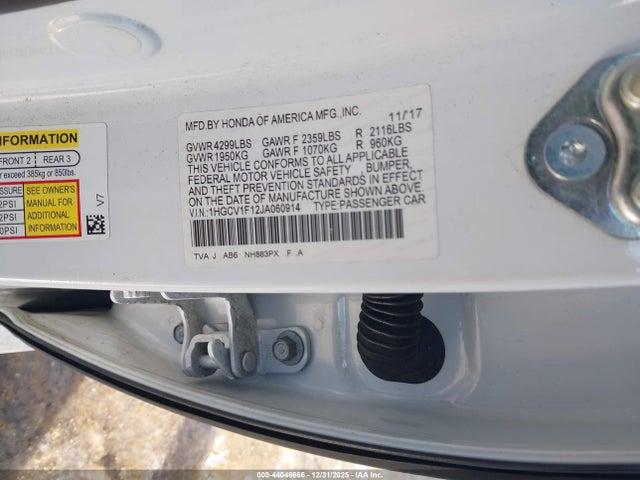 1HGCV1F12JA060914 Honda ACCORD LX