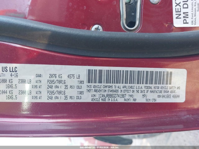 1C4NJRBB6GD741987 Jeep Patriot Sport