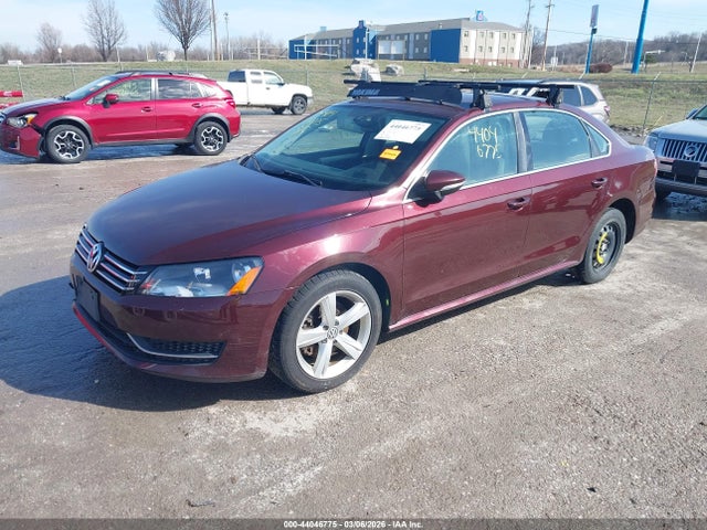 44046775 :رقم المزاد ، 1VWBH7A34CC087484 vin ، 2012 Volkswagen Passat 2.5l Se مزاد بيع