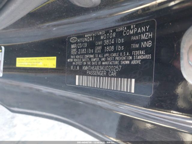 2019 HYUNDAI VELOSTER KMHTH6AB3KU020257 Photo 8