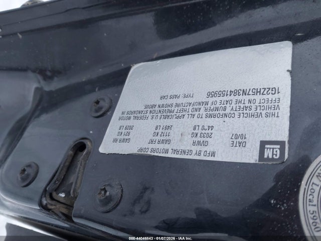 Продаж на аукціоні авто 2008 Pontiac G6 Gt, vin: 1G2ZH57N384155956, номер лоту: 44046843