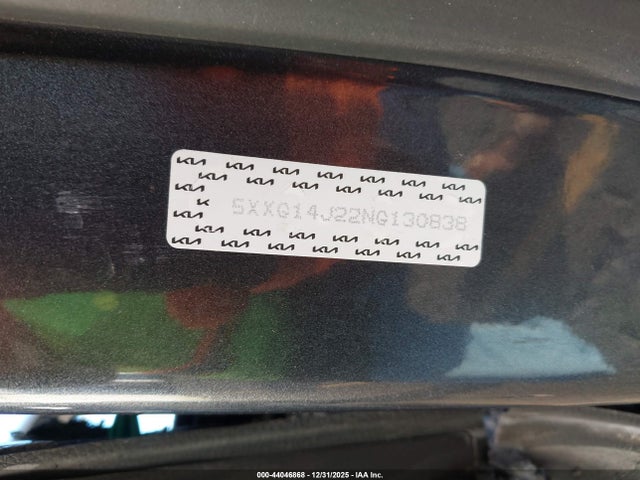 5XXG14J22NG130838 KIA K5 LXS