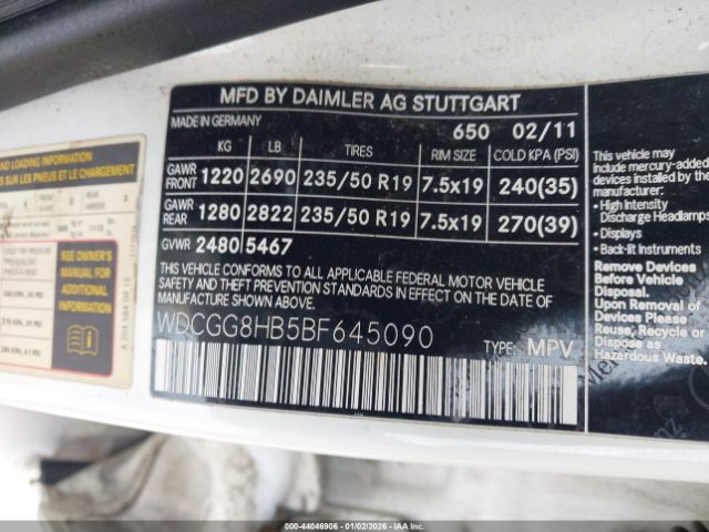 2011 MERCEDES-BENZ GLK 350 WDCGG8HB5BF645090 Photo 8