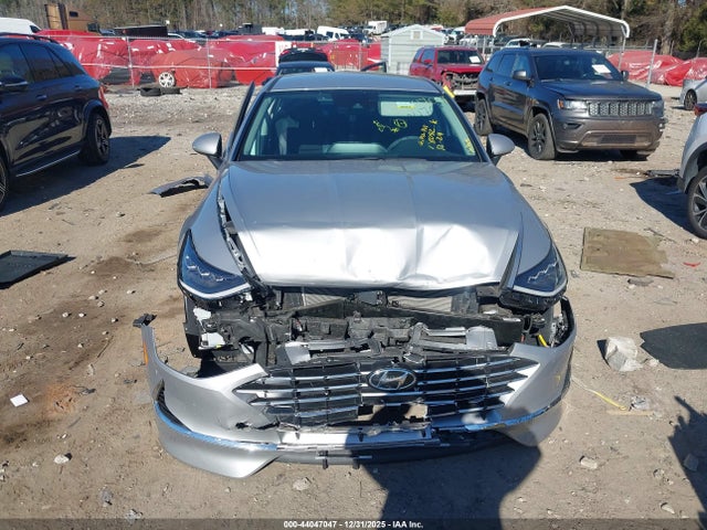 KMHL24JJ1PA078082 Hyundai Sonata Hybrid Blue