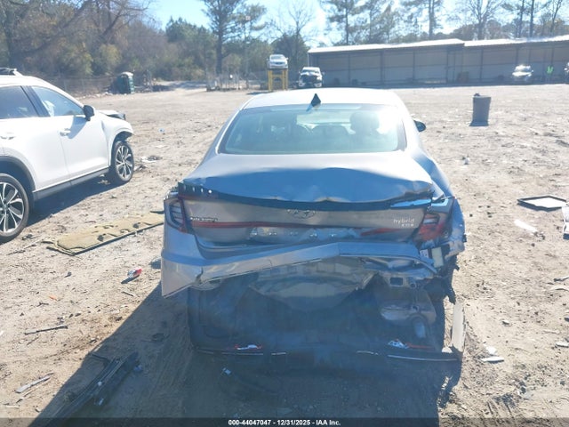 KMHL24JJ1PA078082 Hyundai Sonata Hybrid Blue