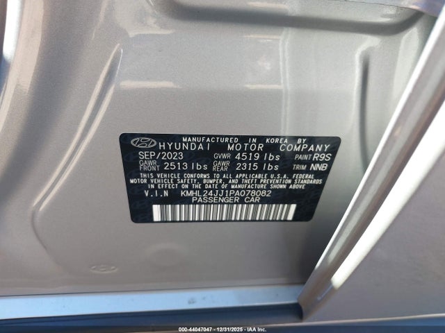 2023 HYUNDAI SONATA HYBRID KMHL24JJ1PA078082 Photo 8