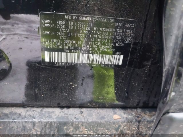 2020 SUBARU OUTBACK 4S4BTACC7L3205762 Photo 8