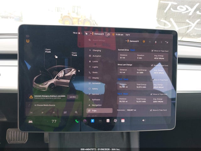 44047072 :رقم المزاد ، 5YJ3E1EA3MF048329 vin ، 2021 Tesla Model 3 Standard Range Plus Rear-wheel Drive مزاد بيع