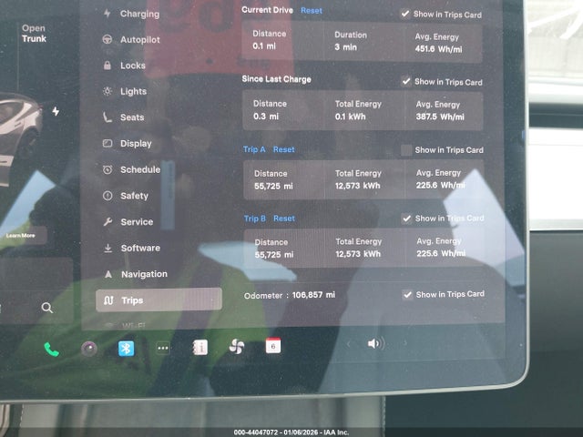 44047072 :رقم المزاد ، 5YJ3E1EA3MF048329 vin ، 2021 Tesla Model 3 Standard Range Plus Rear-wheel Drive مزاد بيع