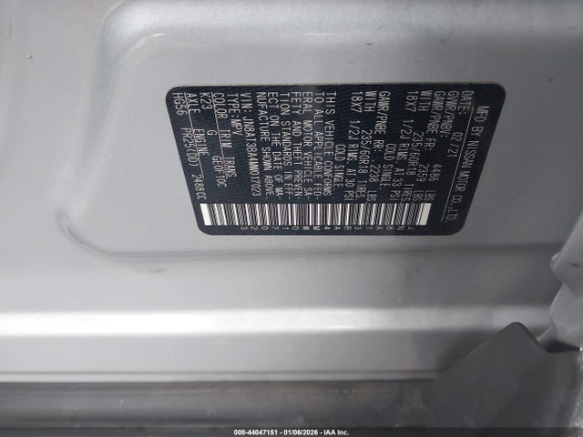 2021 NISSAN ROGUE JN8AT3BA4MW017023 Photo 8