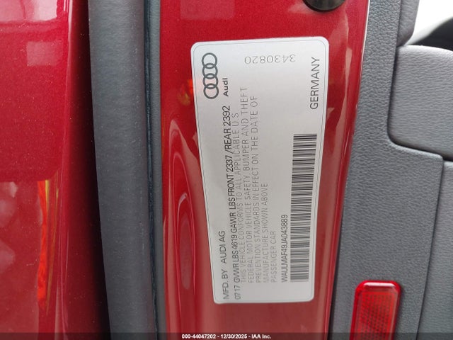 2018 AUDI A4 WAULMAF49JA043889 Photo 8