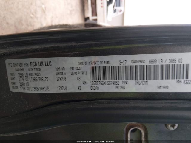 2017 RAM 1500 1C6RR7GGXHS674852 Photo 8