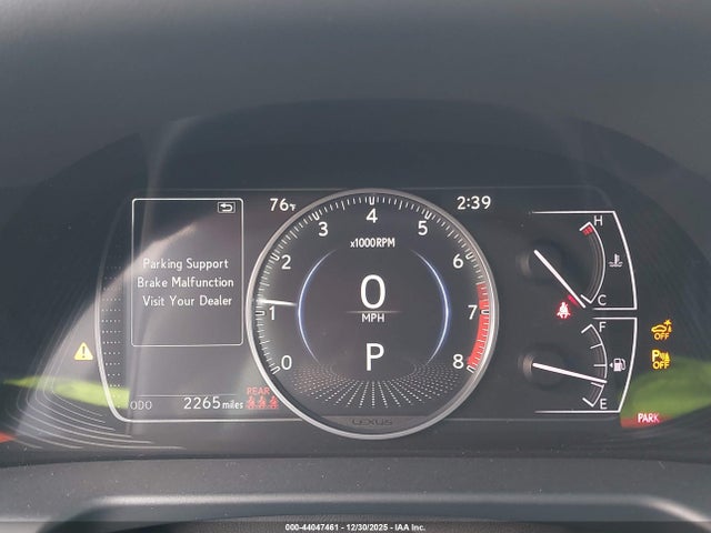 44047461 :رقم المزاد ، 58ADZ1B18SU210381 vin ، 2025 Lexus Es 350 مزاد بيع