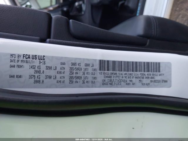 2017 JEEP GRAND CHEROKEE 1C4RJFJT1HC674314 Photo 8