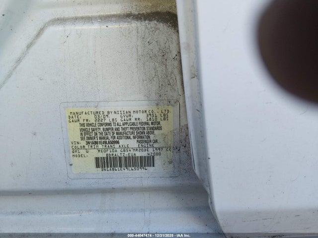 2009 NISSAN SENTRA 3N1AB61E49L650996 Photo 8