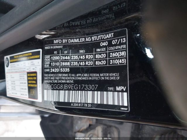 2014 MERCEDES-BENZ GLK 350 WDCGG8JB9EG173307 Photo 8