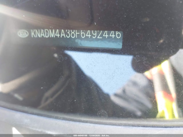 2015 Kia Rio Lx მანქანა იყიდება აუქციონზე, vin: KNADM4A38F6492446, აუქციონის ნომერი: 44048169