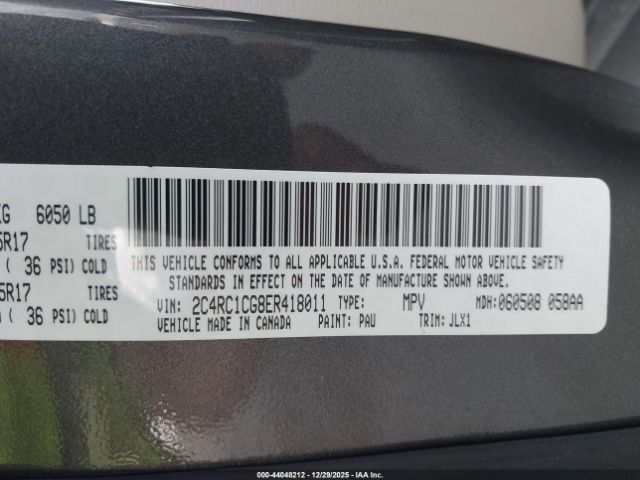 2014 CHRYSLER TOWN & COUNTRY 2C4RC1CG8ER418011 Photo 8